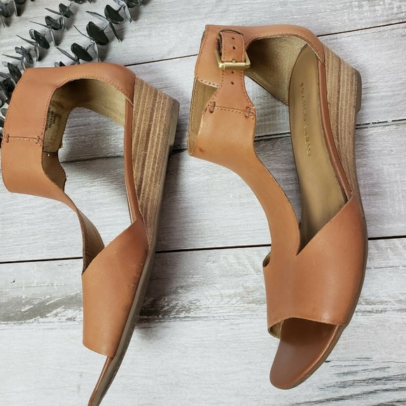 Franco Sarto UNAGI Wedge Brown Sandal - Picture 4 of 6